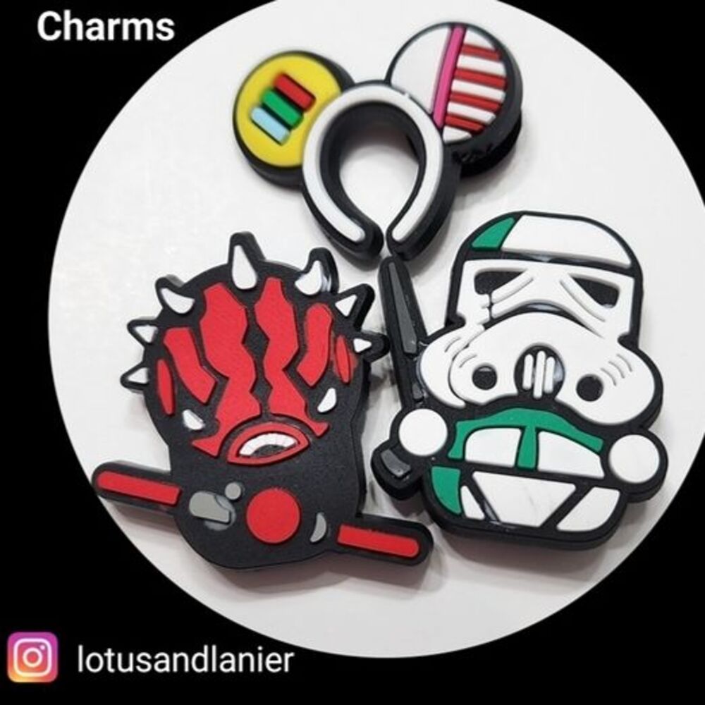 Shoe Charms  "Star Wars"Set of 3